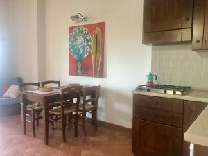 Kuchyň nebo kuchyňský kout v ubytování Agriturismo Melodie Toscane Sorano