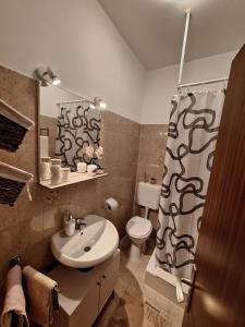 Koupelna v ubytování Apartman Valeria