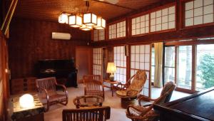 Χώρος καθιστικού στο SunSunFujiyama