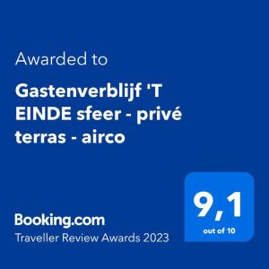 Galeriebild der Unterkunft Gastenverblijf 'T EINDE sfeer - privé terras - airco in Elsloo