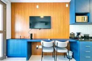 Kuchyň nebo kuchyňský kout v ubytování 360 Mirant Vila Madalena