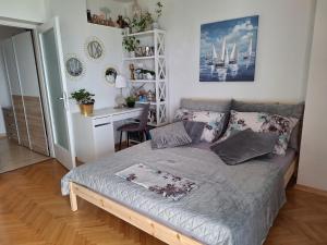 Postel nebo postele na pokoji v ubytování Apartments Anita