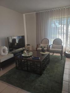 BoschrandTranquil Arcade的带电视和咖啡桌的客厅