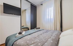 Posteľ alebo postele v izbe v ubytovaní Lovely Apartment In Blato With Wifi