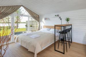 Postel nebo postele na pokoji v ubytování Comfort Villas
