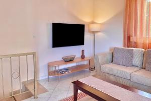 TV a/nebo společenská místnost v ubytování hespéra Summer House