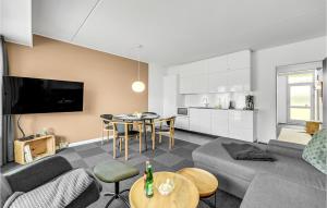 Μια τηλεόραση ή/και κέντρο ψυχαγωγίας στο Awesome Apartment In Ringkøbing