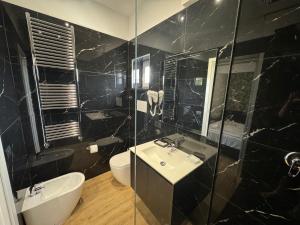Koupelna v ubytování B&B Villa Nunzia