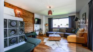Posezení v ubytování Ferienhaus Auschmiede + 36 fotografií