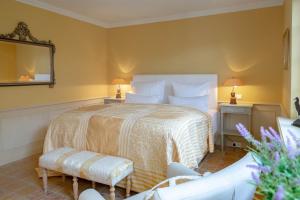 Ένα ή περισσότερα κρεβάτια σε δωμάτιο στο Biberhüs EG +16 φωτογραφίες