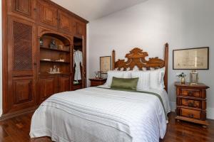 Кровать или кровати в номере Apartamento vista mar e vista pão de açúcar
