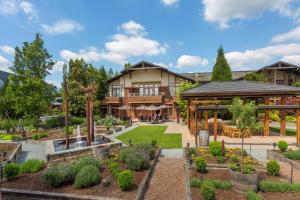 Zahrada ubytování Willows Lodge