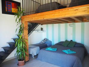 Posteľ alebo postele v izbe v ubytovaní B&B Cascina Bedria