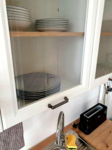 Kuchyň nebo kuchyňský kout v ubytování Le Royal George - Appartement 4 pers