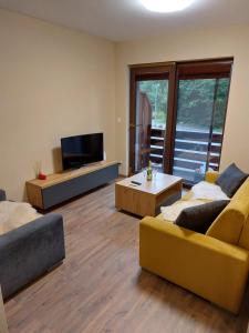 TV a/nebo společenská místnost v ubytování Apartmán Kurko1