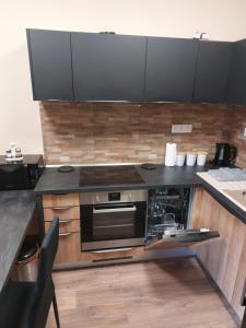 Kuchyň nebo kuchyňský kout v ubytování Apartmán Kurko1