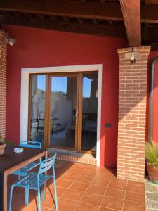 Balkón alebo terasa v ubytovaní B&B Cascina Bedria