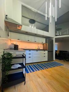 Kuchyň nebo kuchyňský kout v ubytování Victory Flat