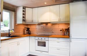 Η κουζίνα ή μικρή κουζίνα στο Holiday Home Froland Vågsdalsfjorden