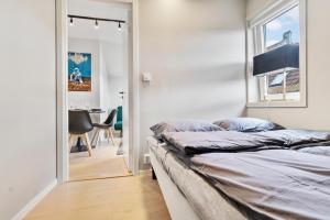 Ένα ή περισσότερα κρεβάτια σε δωμάτιο στο Luxury Suite in Charming Area