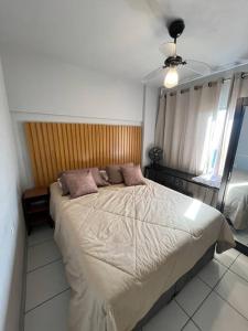 Tempat tidur dalam kamar di Ap inteiro no Brás com vaga, 12º andar, Templo Salomão, próximo ao metrô Bresser