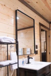 Koupelna v ubytování The NEW Luna Lodge in Broken Bow