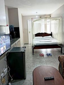 Katil atau katil-katil dalam bilik di Maya Nest Lounge