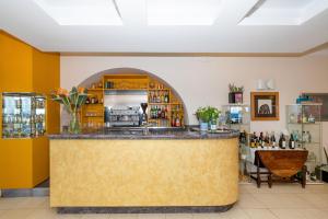 Hotel Albatros Varigotti酒廊或酒吧区