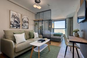 Posezení v ubytování Palm Suites