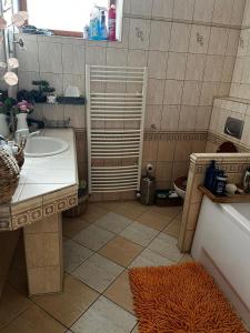 Kuchyň nebo kuchyňský kout v ubytování Apartmán Eva