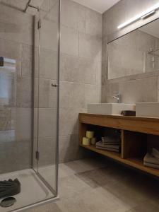 Koupelna v ubytování Apart Hotel Ideal