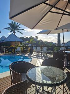 Bazén v ubytování Hotel Morro De São Paulo nebo v jeho okolí
