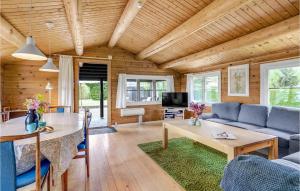 Μια τηλεόραση ή/και κέντρο ψυχαγωγίας στο Holiday Home Bakkesvinget