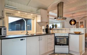 Kuchyň nebo kuchyňský kout v ubytování Holiday Home Bjerregårdsvej Vi