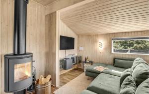 Et tv og/eller underholdning på Holiday Home Auroravej Hvide Sande