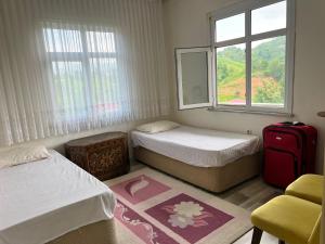 Postel nebo postele na pokoji v ubytování Asya Apart & Otel