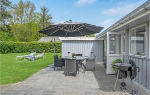 Jardín al aire libre en 3 Bedroom Awesome Home In Haderslev
