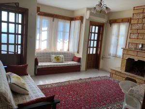 Χώρος καθιστικού στο Muğla Ula Akyaka Görgen Apart