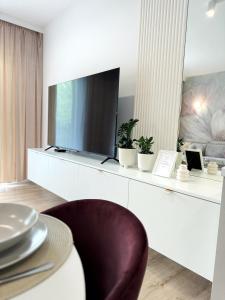 Televisyen dan/atau pusat hiburan di Apartament 19