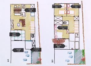 Pelan lantai bagi 福助 豆腐OsakaTsuruhashi鹤桥5mins walk JR Loop/Namba/USJ