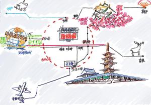 Pelan lantai bagi 福助 豆腐OsakaTsuruhashi鹤桥5mins walk JR Loop/Namba/USJ
