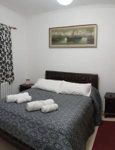 เตียงในห้องที่ Las Tejuelas - B&B Patagónico +15 ภาพ
