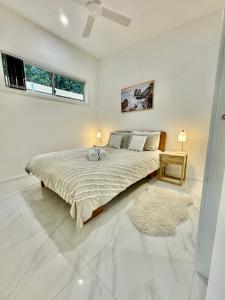 Seaside Cottage 객실 침대