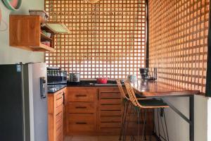 Kuchyň nebo kuchyňský kout v ubytování LA QUEBRADA ECO LODGE Hotel Boutique