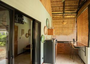 Kuchyň nebo kuchyňský kout v ubytování LA QUEBRADA ECO LODGE Hotel Boutique