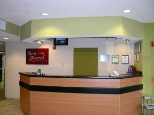 a view of a waiting area at a fast food restaurant at Stay Beyond Inn & Suites in Elma
