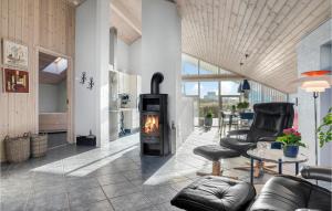 Posezení v ubytování Holiday Home Mågevej Vestervig Xi
