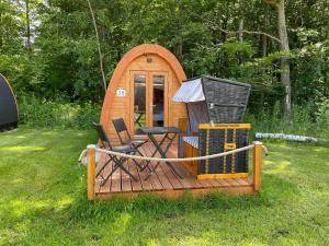 Zahrada ubytování 38 Mini Pod "Arlau"