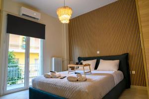 Ένα ή περισσότερα κρεβάτια σε δωμάτιο στο Salty 2bed Bliss and Comfort