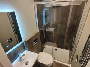 Bilik mandi di Cosy Cottage By The Lake +14 gambar
